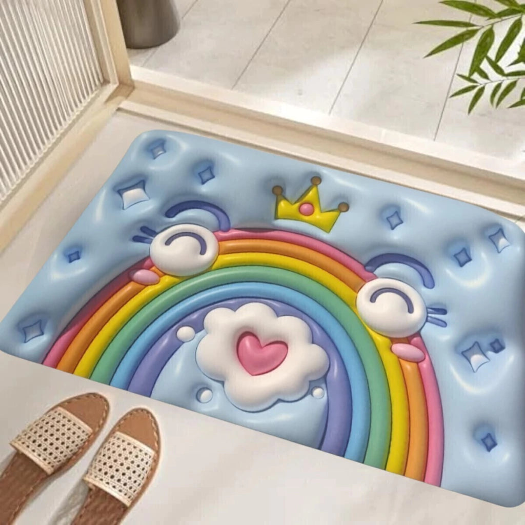 Alfombra Antideslizante Arcoiris