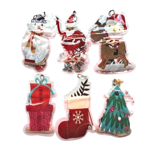 Pack x12u Gomita de Silicona Navidad