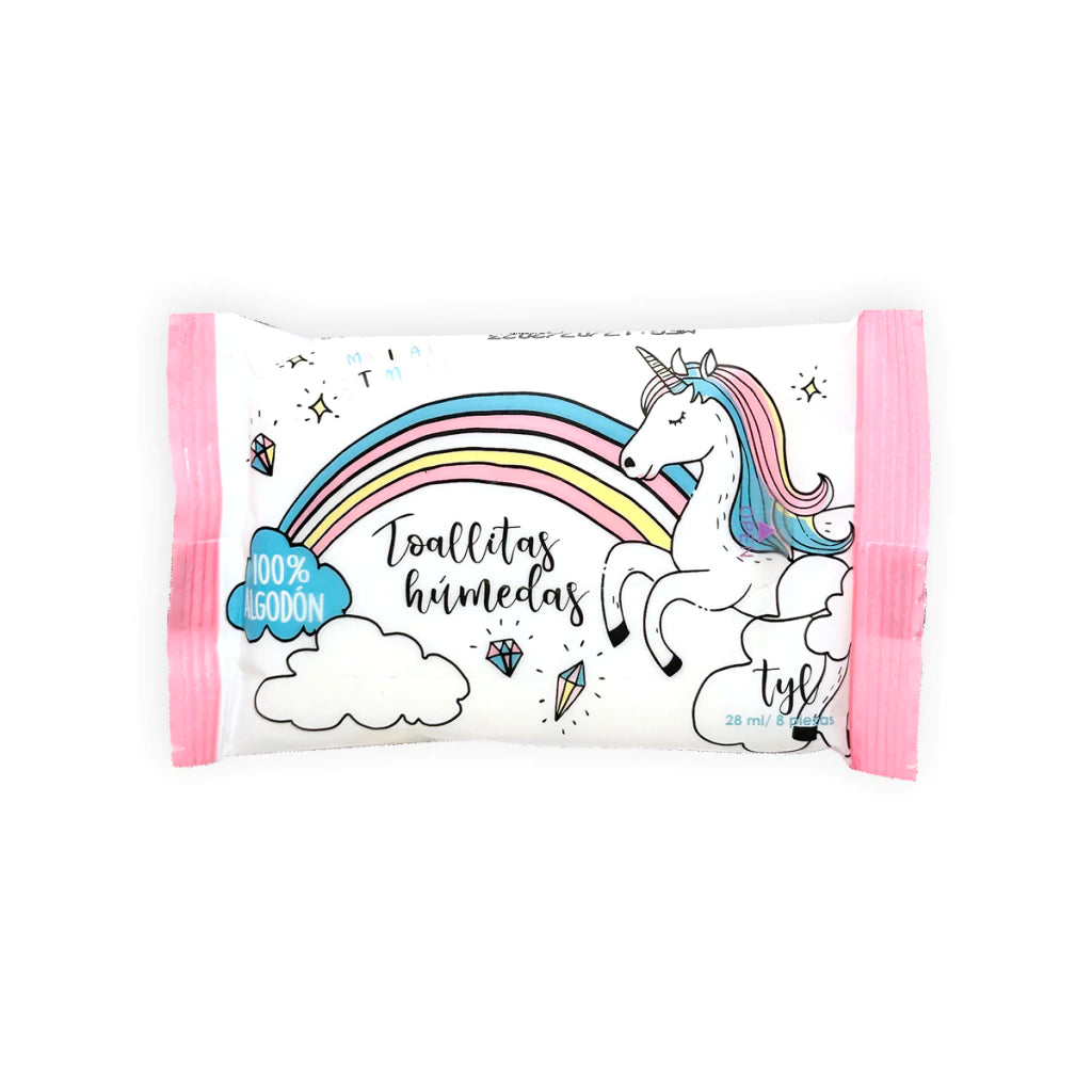 TOALLITAS HUMEDAS PARA MANOS - UNICORNIO