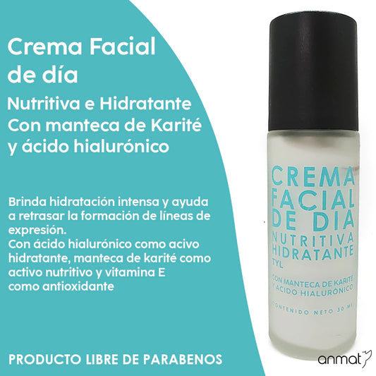 CREMA FACIAL DE DIA CON ACIDO HIALURONICO Thelma&Louis