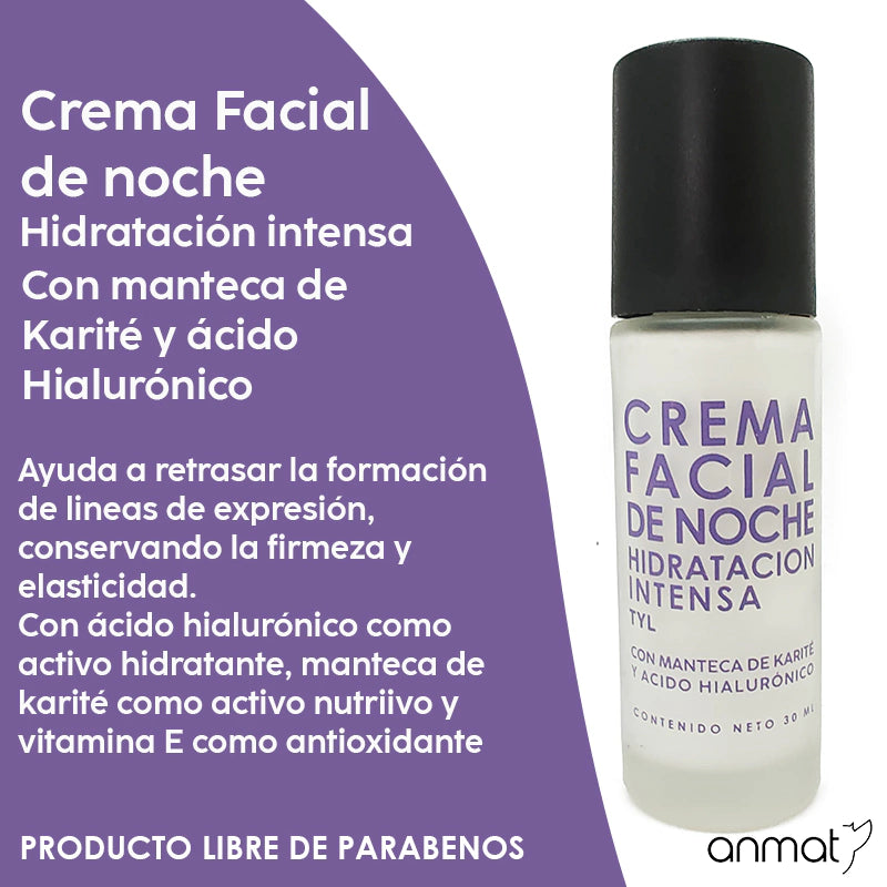 CREMA DE NOCHE RENOVADORA CON ACIDO HIALURONICO