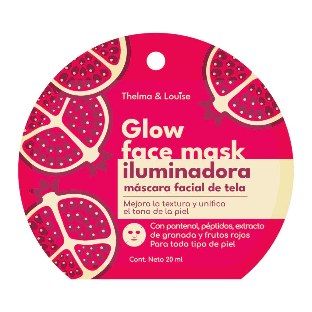 Mascarilla Iluminadora Con Pantenol Y Frutos Rojos 20 Ml
