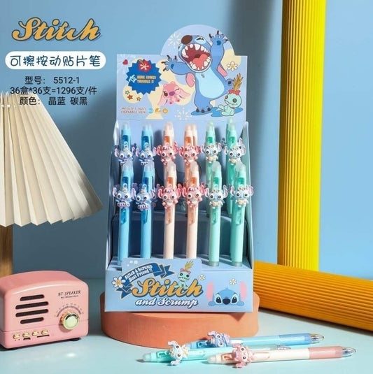 Boligrafo Borrable Stitch x caja 36u