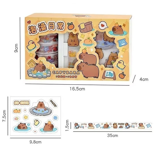 Juego de sticker Capybara