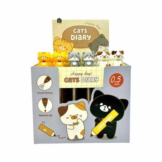 Boligrafo Gatito Cats Diary 0.5mm x caja 48u