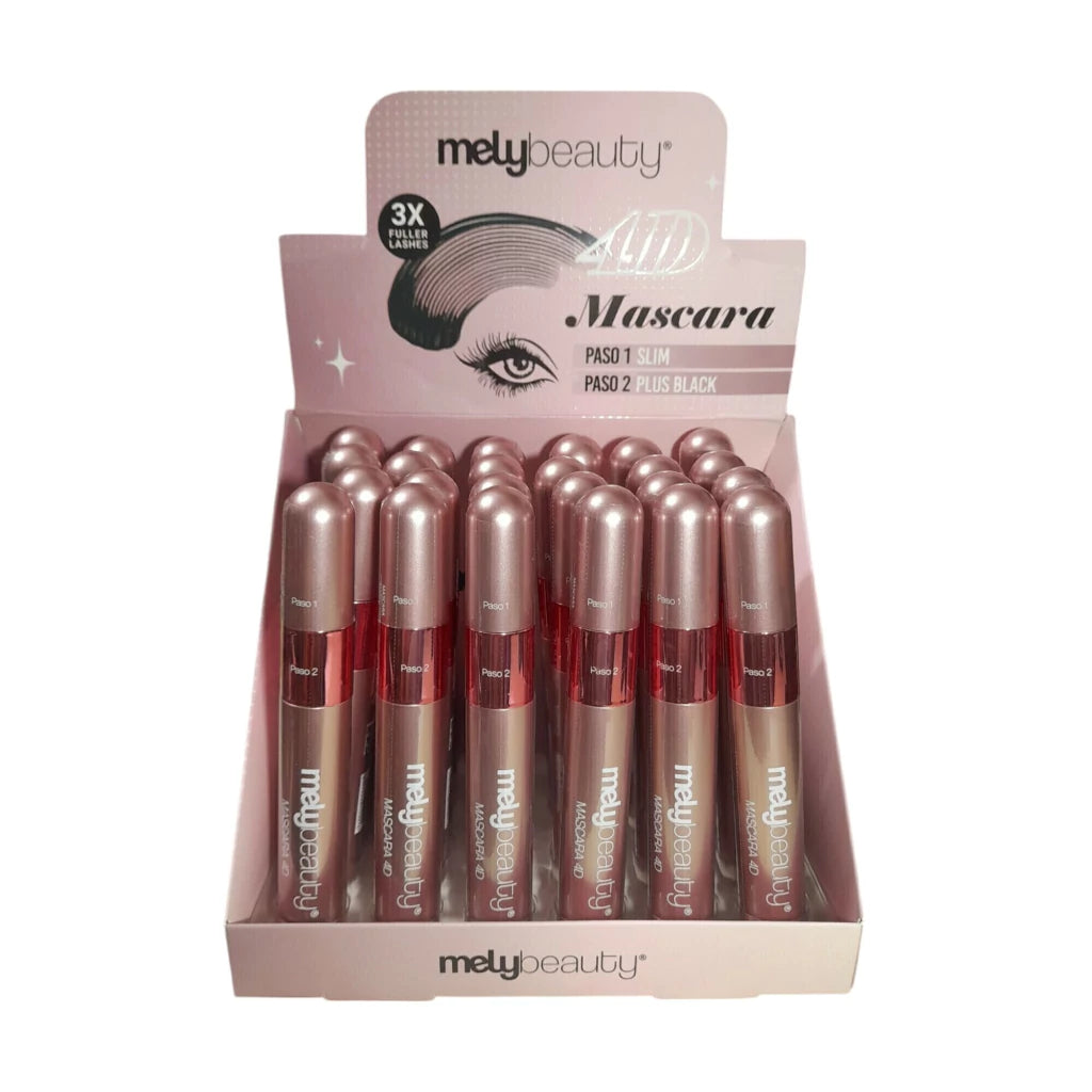 CAJA X24U MASCARA DE PESTAÑAS VOLUMEN EFFECT 4D MELY