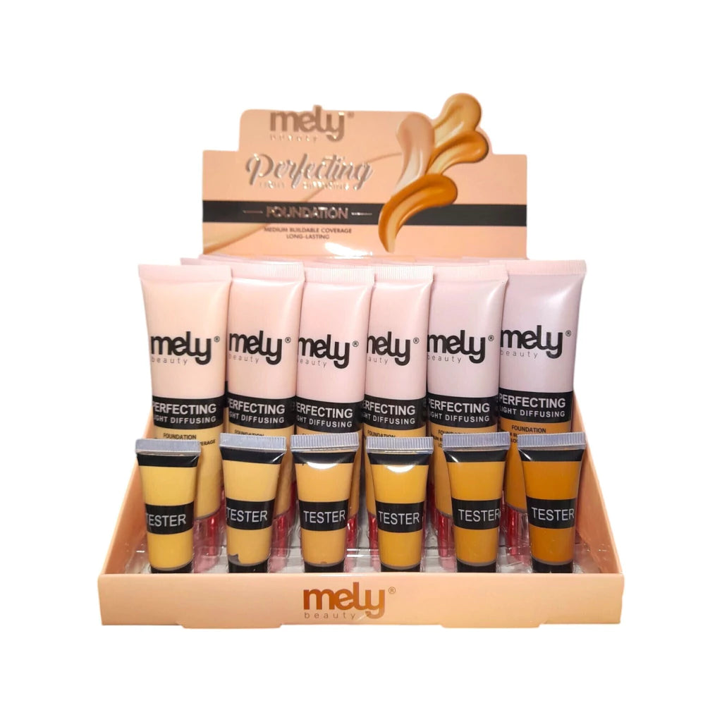 CAJA X24U Base liquida perfecting light diffusing Mely