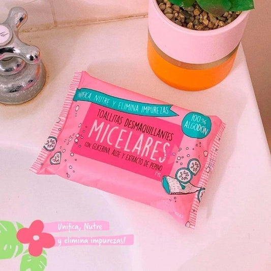 Toallitas desmaquillantes micelares maxi paq x25pcs