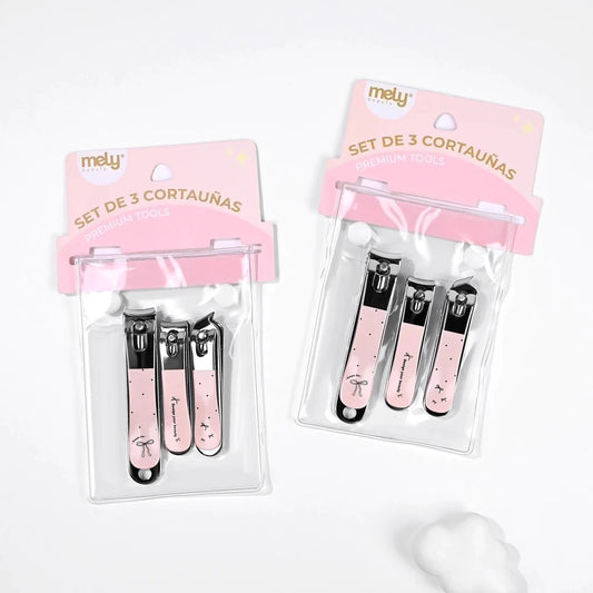 SET DE CORTA UÑAS X3PCS