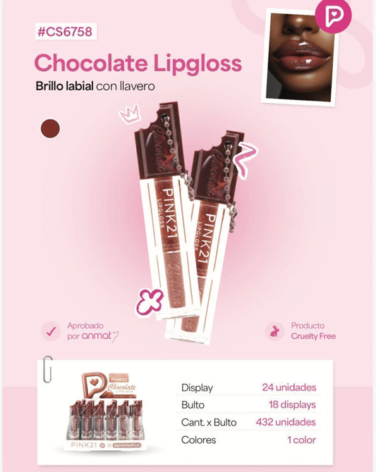 CHOCOLATE LIPGLOSS PINK21
