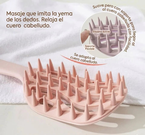 CEPILLO MASAJEADOR DEL CUERO CABELLUDO MELY